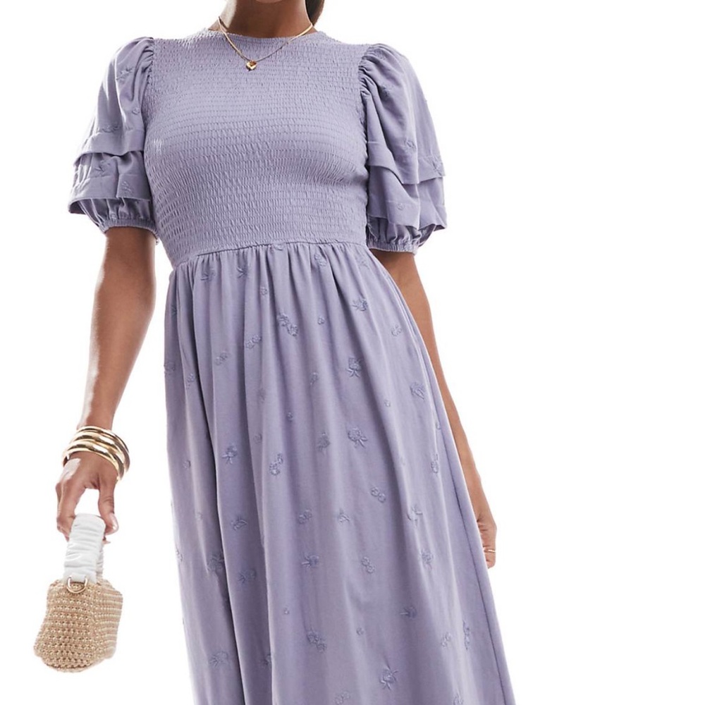 Elegant Lavender Maxi Dress